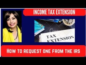 Extension Of Time To File Your Tax Return