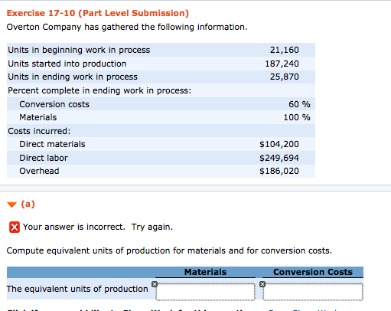 how to calculate equivalent units of production