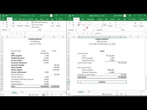 the impact of expenses on the balance sheet