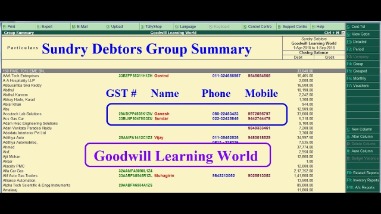 what do sundry creditors and sundry debtors mean?